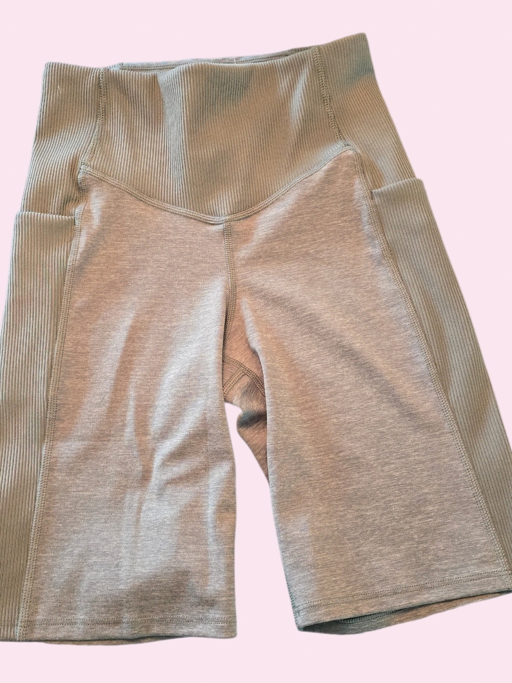 The North Face Ribbed Biker Shorts N W T